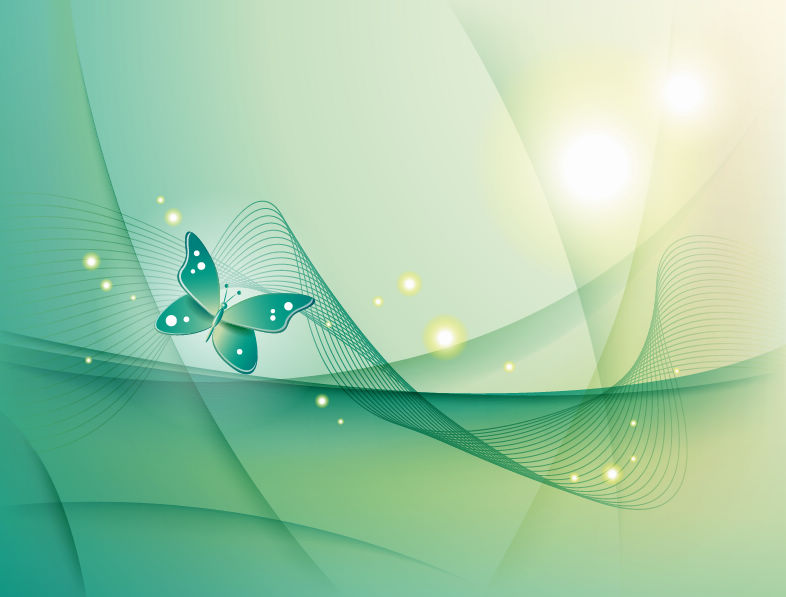 free vector Abstract Backgorund with Butterfly Vector